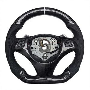 Volante Deportivo M de Fibra de Carbono y Cuero Perforado para BMW Serie 3 E90 E91 E92 E93, Precio al por Mayor - Product Image 1