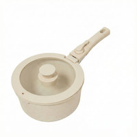 E-TOP Ensemble complet de batterie de cuisine professionnelle de qualité supérieure pour la maison, en céramique, avec casseroles et poêles antiadhésives, ustensiles de cuisson avec poignées
