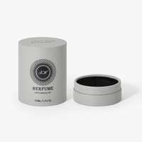 Boîte-cadeau cylindrique écologique biodégradable de haute qualité pour parfum, tube en papier avec impression personnalisée, marque BOHE, modèle BHDW-PF-X197