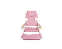Chaise de plage Hoolike avec ouverture pour le visage-Portable, chaise longue inclinable pour bronzer le trou du visage pour lire sur le ventre Repose-pieds rembourré