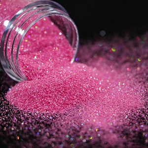 Wholesale Mixed-Size Multi-Color Coarse-Grain Holographic Polyester Glitter and Iridescent <b>Sequins</b> for Nail <b>Art</b> and Cosmetics - Product Image 1