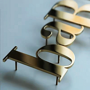 Non Illuminated Metal <strong>Logo</strong> Office Interior <strong>Wall</strong> 3D Letters Stainless Steel Outdoor Sign Custom 3d <strong>Logo</strong> Metal Letters Solid - Product Image 1