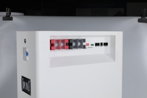Batterie LiFePO4 Premium 15 kWh à montage mural, durée de vie de 6000 cycles, BMS 200A pour système de stockage d'énergie solaire hybride domestique - Product Image 4