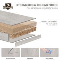 Tablero de MDF Melaminado con Textura de Piedra de Alta Gama, Textura de Mármol de Lujo, Resistente al Fuego y a la Humedad, para Gabinetes de Cocina, Armarios, Baños y Hoteles