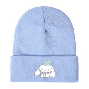 Bonnet d'hiver doux en acrylique personnalisé pour adulte, à revers, imprimé et brodé, motif de personnage de dessin animé, unisexe, vente chaude - Product Image 3