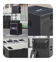 Système de sonorisation portable actif 10 pouces pour intérieur/extérieur, 8 ohms passif, 800W, XLR, télécommande, 2 canaux