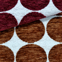 Tissu Jacquard Teint en Fil 100% Polyester de Bonne Qualité, Épais et Écologique, pour Tissus d'Ameublement, Coussins de Canapé et Textiles de Maison