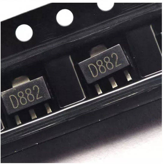 2SD882 D882 6040 SMD NPN Transistor 3A High Current Agency TO-243AA 500mW