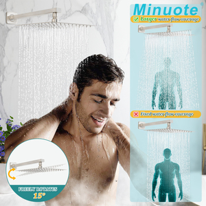 Phòng tắm lượng mưa vòi hoa sen đặt tay trắng xách tay showerhead vòi hoa sen vòi thiết lập treo tường Brass - Product Image 3