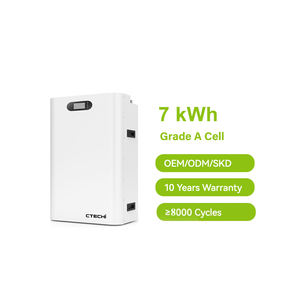 Batería Solar de Litio LiFePO4 Ctechi de 24V para Montaje en Pared para el Hogar 7kWh 7.5kWh 8kWh con BMS 25.6V 200Ah 280Ah 304Ah 314Ah - Product Image 1