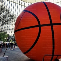 Éclairage LED Géant Gonflable Thème Basket-ball pour Promotion de Matchs de Basket/Événements Stadiques/Activation de Marque