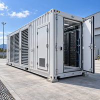 Conteneur de centre de données résistant aux séismes avec protection extérieure IP56, refroidissement gratuit et disposition de rack de serveur de 15 kW