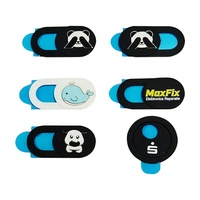 Couverture pour Webcam T1, pièces, en plastique ABS, impression de LOGO, coulissant, caméra sans fil, Promotion