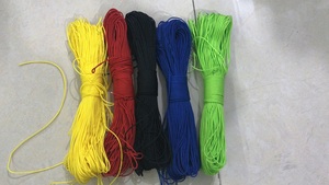 Dây Dù Nylon <span class=keywords><strong>Polyester</strong></span> Bền 3 Sợi Dây Paracord Lều Bện 325ft Dây Paracord Nylon <span class=keywords><strong>2Mm</strong></span> - Product Image 4