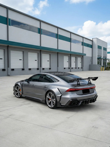 ชุดแต่งคาร์บอนไฟเบอร์คุณภาพสูงสำหรับ Audi RS7 ปี 2019-2024 ประกอบด้วยฝากระโปรงหน้า กันชนหน้า พร้อมครีบข้าง บังโคลน สเกิร์ตข้าง ดิฟฟิวเซอร์หลัง - Product Image 6