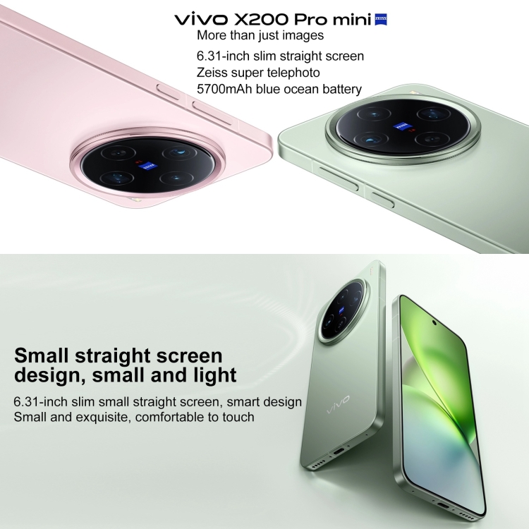 VIVO X200 Pro Mini Mobile Phone: 5G, 120Hz AMOLED Display, Dual