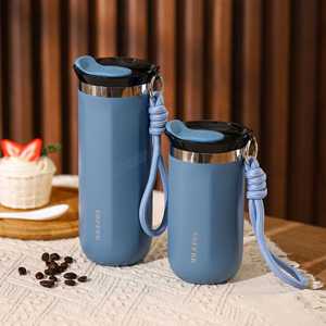2025 New Stainless Steel Rope Insulated <b>Coffee</b> Mug with Lid Business Office Water Cup Car <b>Bottle</b> for Cold Beverages - Product Image 4
