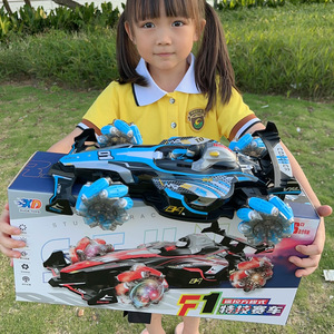 Voiture de course RC 4x4 <span class=keywords><strong>F1</strong></span> pour enfants, avec effets lumineux, musique et pulvérisation, télécommandée - Product Image 2