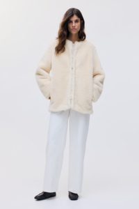 Chaqueta de Maternidad con Bolsillos para Usar Antes y Después del Bebé, Chaqueta de Forro Polar, Abrigo <span class=keywords><strong>Parka</strong></span> para Mujer, Chaqueta de Invierno de Lujo para Lactancia, 100% Poliéster - Product Image 2