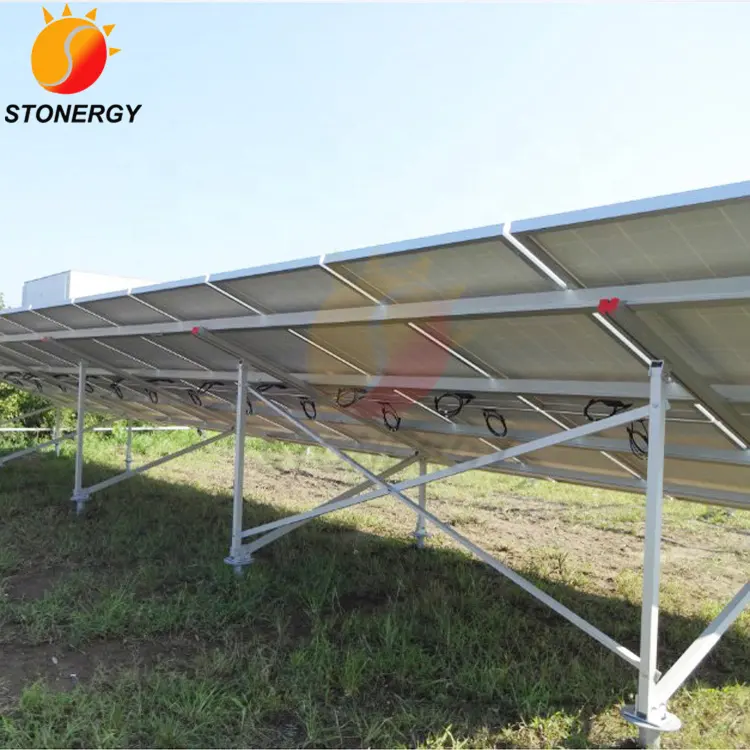 Estrutura De Montagem Solar De Alumínio De Alta Qualidade Instalação Do Suporte Do Painel Solar