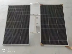 Panneau solaire chinois 200w cellule solaire mono kit panneau noir complet pour une utilisation à l'énergie solaire