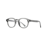 Visualmate haute qualité montures de lunettes Vintage classique rond optique monture de lunettes violet marque à la mode lunettes à la mode