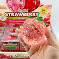 Vaseline Aardbei Squishy Speelgoed, Super Stressverlichtend, Diverse Fruitvormige Squishy Speelgoedjes