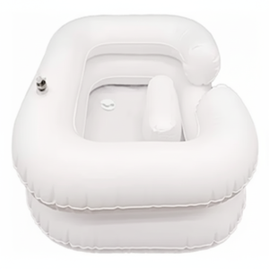 Lavabo portable pour spa capillaire avec réservoir d'eau, bac à cheveux blanc et appareils de coiffure sans lit pour salon de beauté - Product Image 1