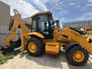 Cargadora de ruedas 4x4 usada, retroexcavadora JCB 3CX, equipo usado con cucharón y brazo excavador - Product Image 5