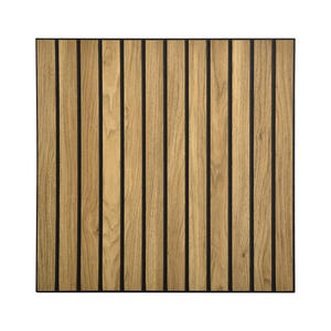 Panneau Acoustique CE 2 Pièces Design Moderne Rainures 3D en MDF Fibre de Polyester Écologique pour Maison, Bureau, Isolation Phonique Appartement, KTV, <span class=keywords><strong>Musique</strong></span> - Product Image 1