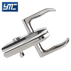 घुड़सवार लैच लॉक और थंबर्ट ऑफिस ग्लास डोर हैंडल डबल ग्लास लॉक - Product Image 2