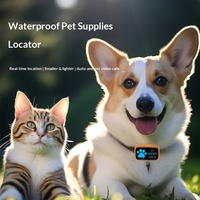 Collier GPS pour petits animaux, étanche, 4G, toutes réseaux, positionnement en temps réel, clôture électronique, écran HD 47IPS, GPS/WiFi/LBS
