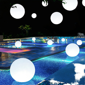 Lampada Galleggiante Decorativa per Piscina IP68, Luce LED Variabile a Sfera, Corpo in Plastica, per Stadi Sportivi, CRI 80 4100K Neutro - Product Image 4