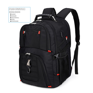 حقيبة ظهر للكمبيوتر المحمول للسفر مع منفذ شحن USB حقيبة سفر مخصصة للأعمال لشركات الطيران المعتمدة - Product Image 1