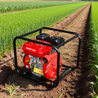 Pompe à eau portable 212cc 7.0hp, pompe à eau à essence très résistante pour la ferme et l'agriculture