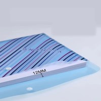Enveloppes en plastique, classeur PP, pochette imperméable pour documents de bureau et scolaires avec bouton, pochette PP