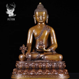 Décoration de la maison Statue de <span class=keywords><strong>bouddha</strong></span> en bronze doré doré <span class=keywords><strong>Tara</strong></span> verte Statue de <span class=keywords><strong>bouddha</strong></span> en laiton bouddhiste tibétain Sculpture - Product Image 6