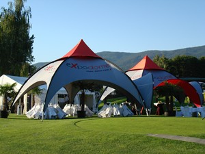 Cupola resistente + copertura + parete Standard + copula + visiera in alluminio 500D cppai 84 refrattario per giochi e eventi sportivi aziendali - Product Image 3