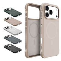 Étui de téléphone tendance en TPU antichoc avec anneau magnétique de luxe pour 17 Pro Max avec bouton de capture Protection anti-chute
