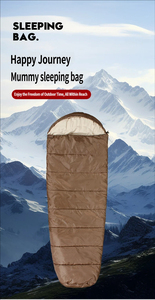 Sac de couchage mummy personnalisé 4 saisons ultraléger en fibres creuses <span class=keywords><strong>écologique</strong></span>s, imperméable, pour camping et randonnée par temps froid, individuel - Product Image 6