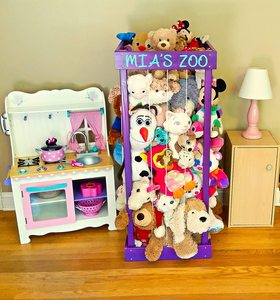 Organizador de Peluches de Madera para Animales de Peluche, Soporte para Peluches, Organizador de Peluches, Zoológico de Peluches - Product Image 2