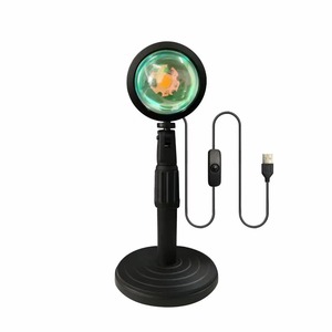 Projecteur lumineux arc-en-ciel Q07, réglable à <span class=keywords><strong>2021</strong></span> degrés, projection de soleil, lampe pour photographie, meilleure vente 360 - Product Image 1