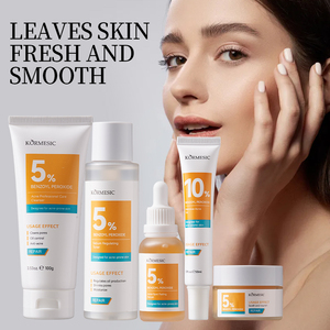 KOEMESIC OEM ODM Deep Gentle Cleansing Soothing Hydrating 5% <strong>Benzoyl</strong> <strong>Peroxide</strong> Acne Professional Care Facial Cleanser - Product Image 6