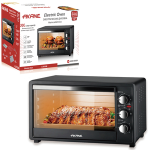 <span class=keywords><strong>Horno</strong></span> Eléctrico Akane de 1500w de Gran Capacidad, Sistema de Calefacción Multifunción con Puerta de Vidrio y Control de Temperatura Ajustable - Product Image 1