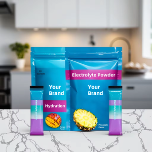 Pó da hidratação do eletrólito do OEM com açúcar Pó aplicável adulto da bebida do eletrólito - Product Image 3