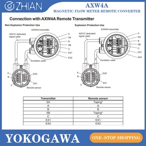 ตัวแปลงรีโมท AXW4A ADMAG TI Series สำหรับเครื่องวัดอัตราการไหลของน้ำและน้ำเสียแบบ HART - Product Image 2