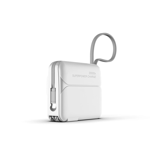 Hot 27W 22.5W 20000mAh Portable Battery Charger Power Banks With Wall Charger Built-in Cable Phone Stand