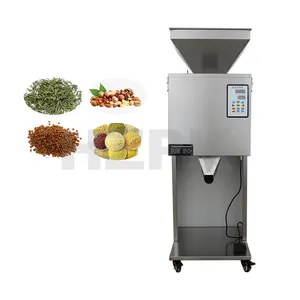 HZPK semi auto seeds tea coffee beans bag pouch spice bottle jar can granule particle weighing packing and filling machines