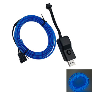 Interior ambient lighting, cool light strip, USB port, with <b>switch</b>, sequential flashing, modified ambient lighting strip. - Product Image 3