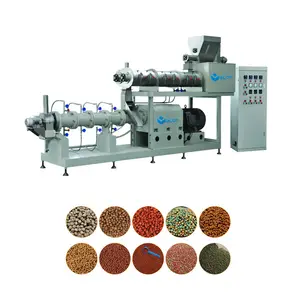 High Capacity Fish Powder Feed Processing Fish Floating Pellets Customized Making Machine